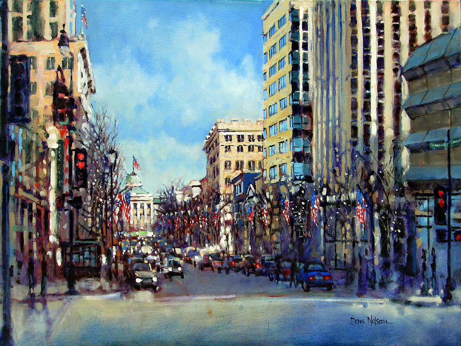 Raleigh Painting - Star Spangled Morning by Dan Nelson