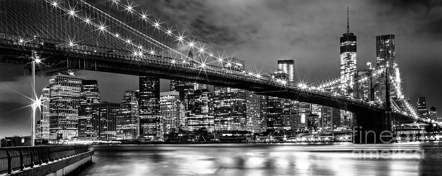 New York City Photograph - Star Spangled Skyline 2 by Az Jackson