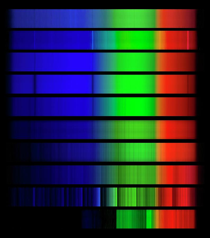Star Spectra Photograph by Dr Juerg Alean/science Photo Library