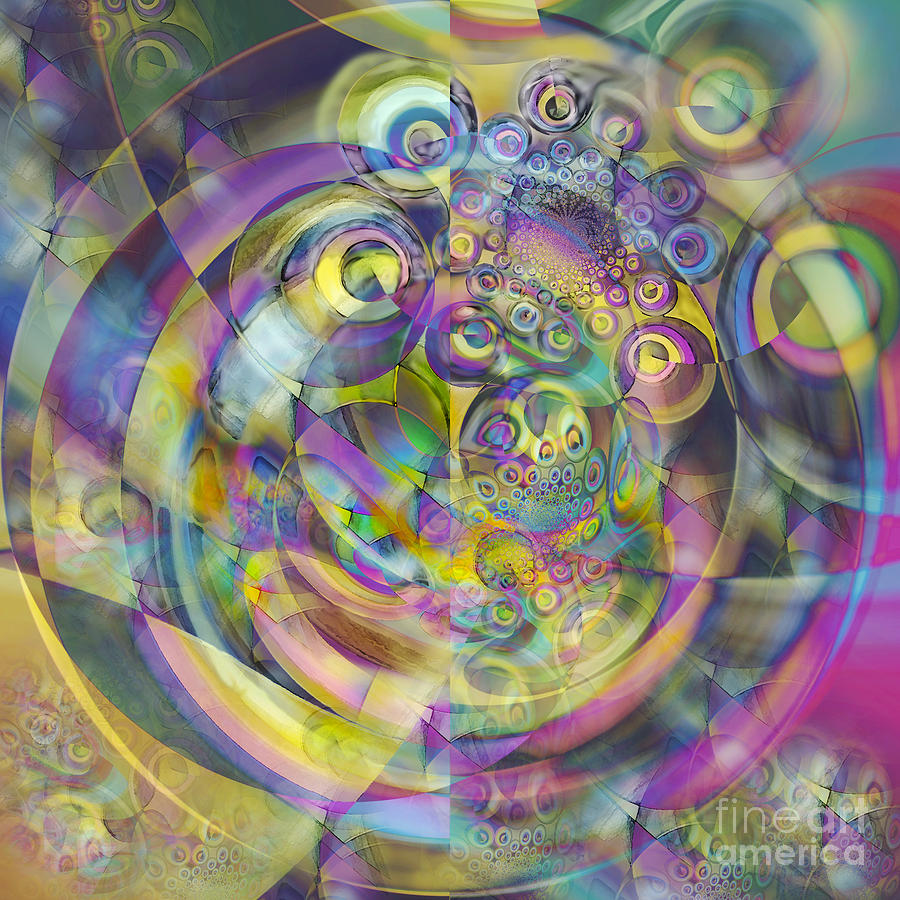 Star System 1 Digital Art by Ursula Freer - Fine Art America