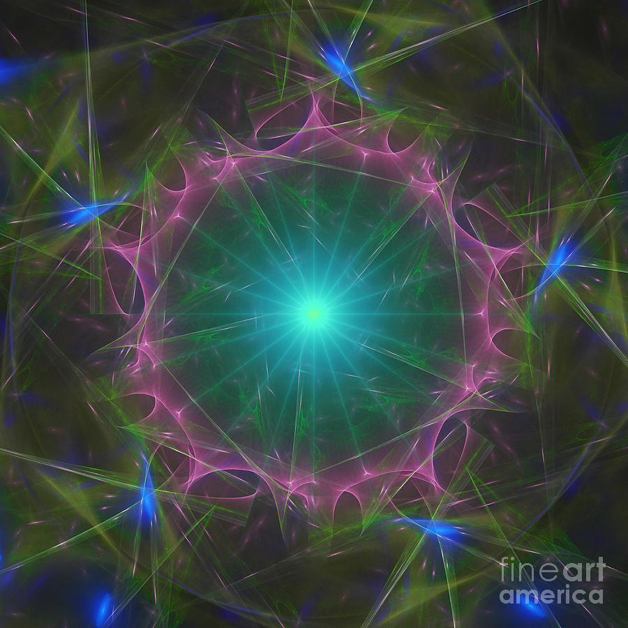 Star System 7 Digital Art by Ursula Freer - Fine Art America