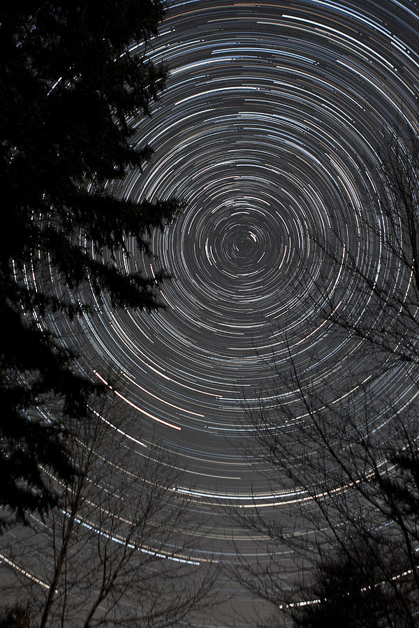 Star Trails 6150 Photograph by Brent L Ander