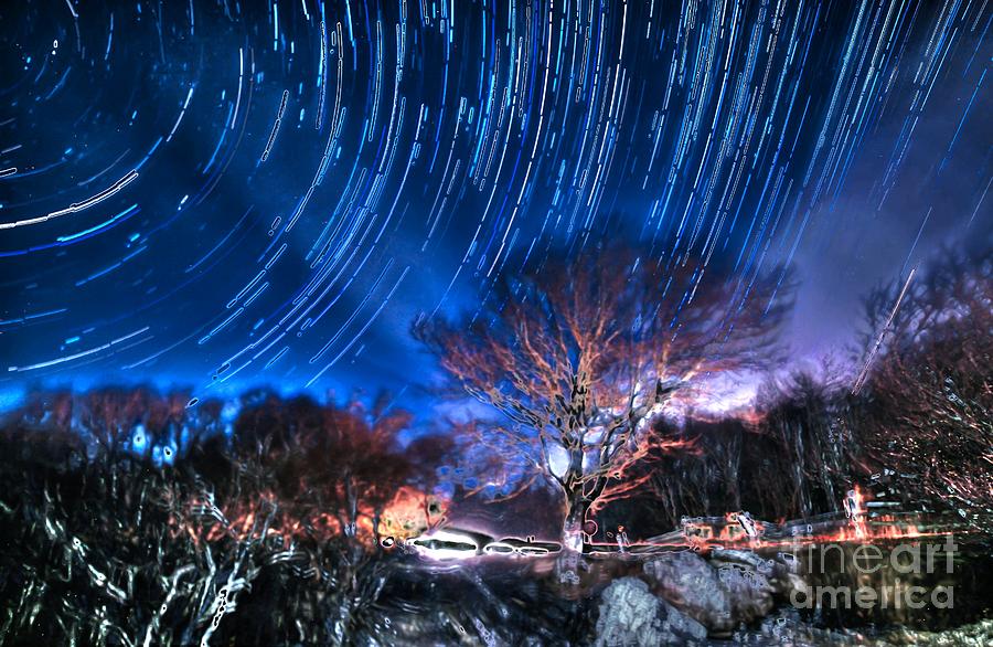 Star Trails on Acid Photograph by Robert Loe