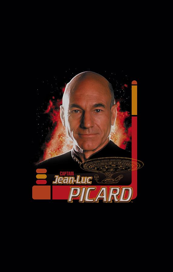 Star Trek Digital Art - Star Trek - Captain Picard by Brand A