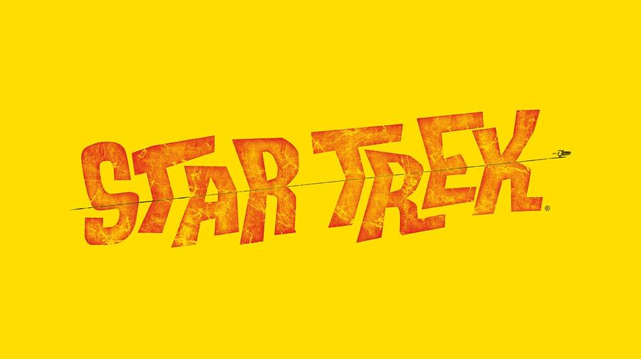 Star Trek Digital Art - Star Trek - Distressed Comic Logo by Brand A
