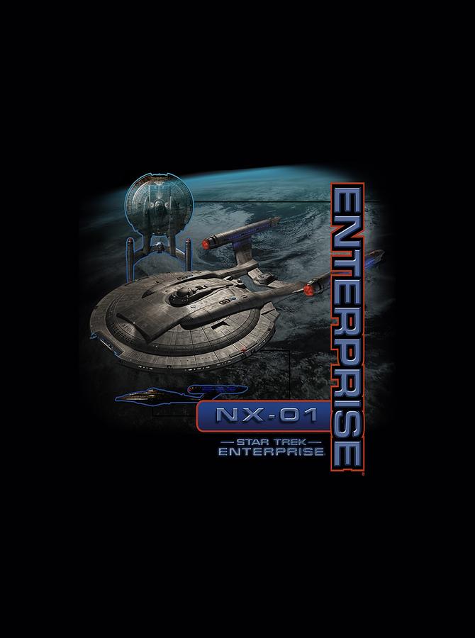 Star Trek Digital Art - Star Trek - Enterprise Nx 01 by Brand A