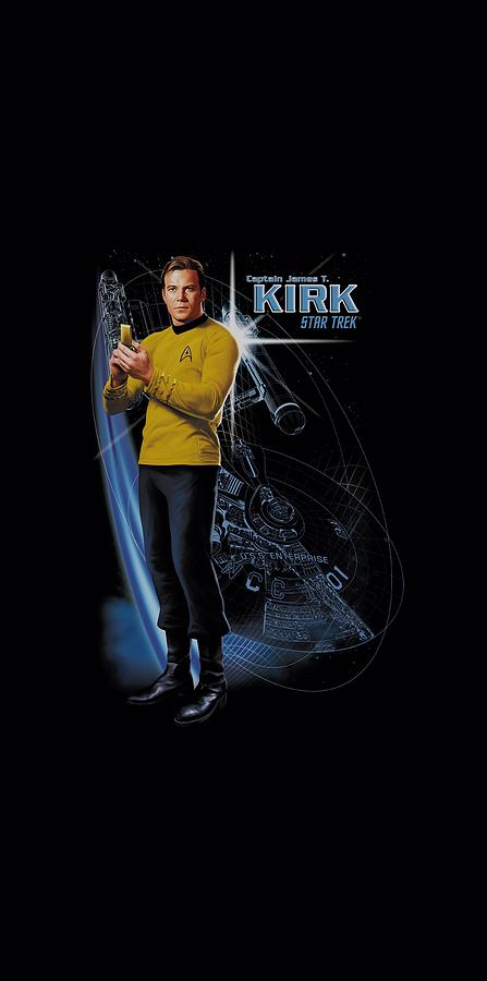 Star Trek Digital Art - Star Trek - Galactic Kirk by Brand A