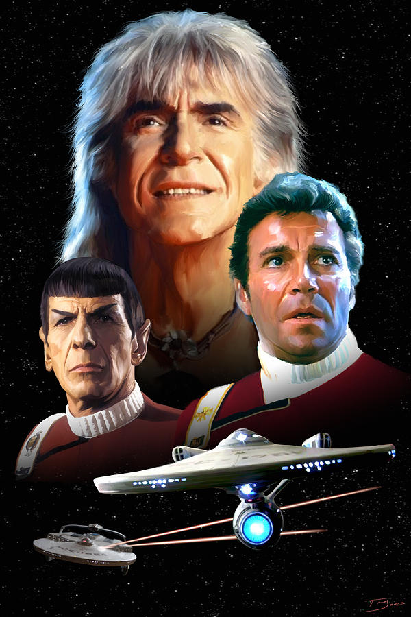 Star Trek II - The Wrath Of Khan Painting by Paul Tagliamonte