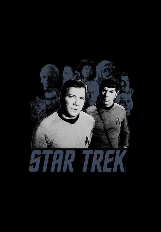 Star Trek Digital Art - Star Trek - Kirk Spock And Company by Brand A
