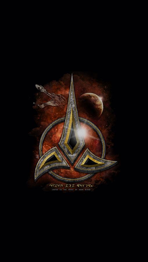 Star Trek Digital Art - Star Trek - Klingon Crest by Brand A