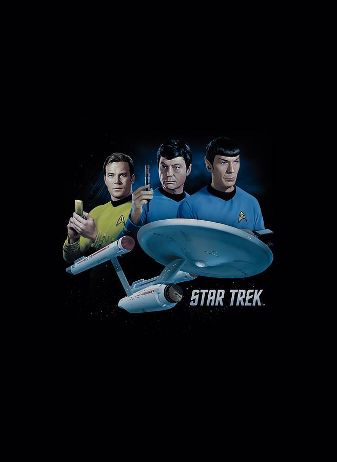 Star Trek Digital Art - Star Trek - Main Three by Brand A