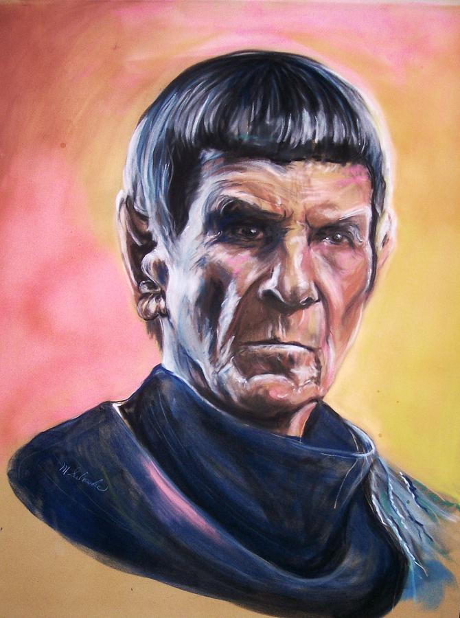 Star Trek Pastel - Star Trek Old Spock  by Martha Suhocke