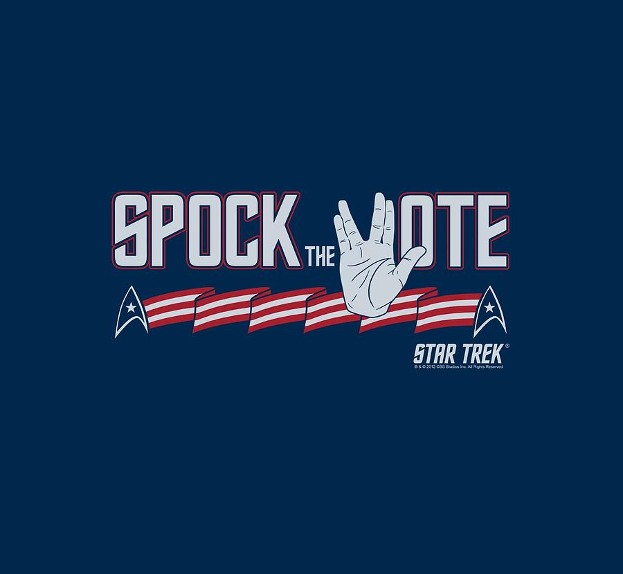 Star Trek Digital Art - Star Trek - Spock The Vote by Brand A