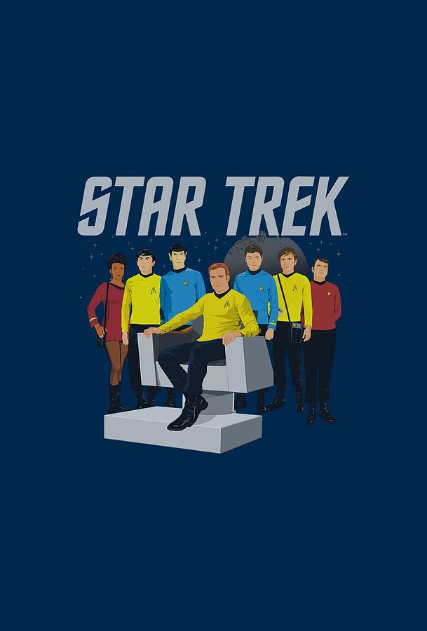 Star Trek Digital Art - Star Trek - Vector Crew by Brand A