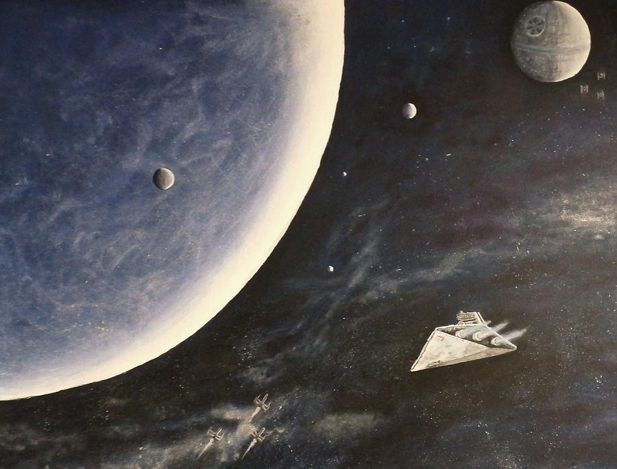 Star wars mural Painting by Dan Wagner