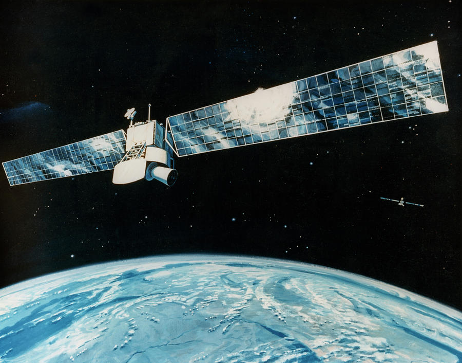 Star Wars Surveillance Satellite Photograph by U.s. Dept Of Defense ...