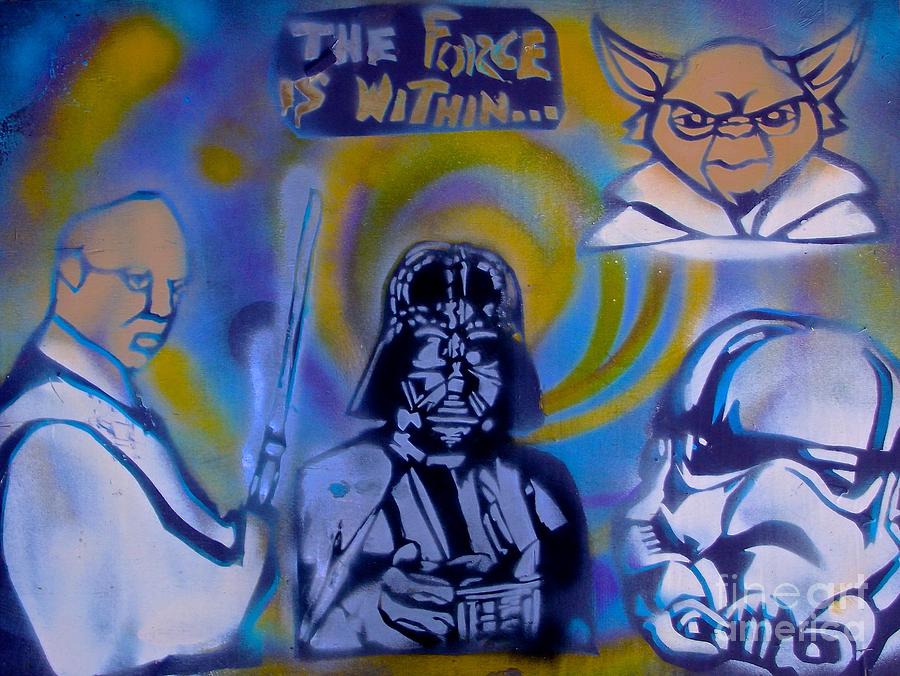 Star Wars Painting - Star Wars The Force Within by Tony B Conscious