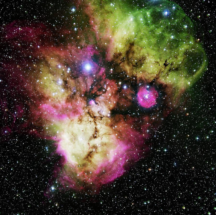 Starbirth Region Ngc 2467 Photograph by European Southern Observatory/science Photo Library