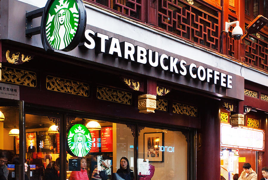Starbucks coffee shop Photograph by DKart