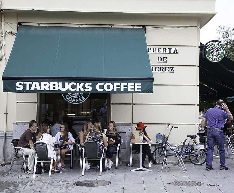 Starbucks in Granada, Spain Photograph by Madeline Ellis