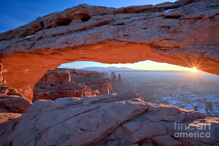 Starburst At Mesa Arch Photograph by Adam Jewell