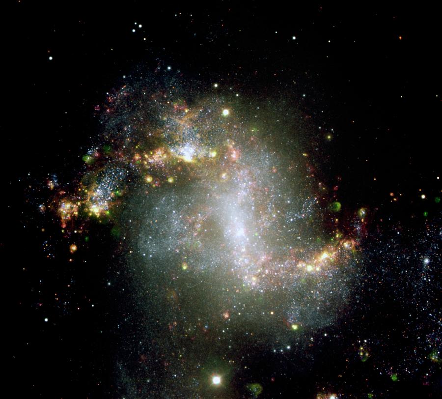 Starburst Galaxy Ngc 1313 Photograph by European Southern Observatory ...