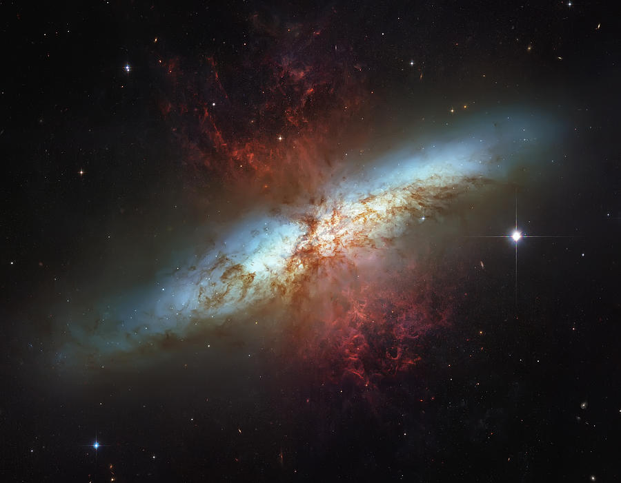 Space Photograph - Starburst Nebula by Jennifer Rondinelli Reilly - Fine Art Photography