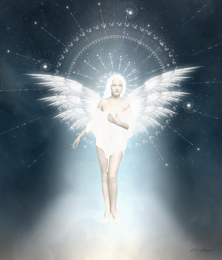 Lady Stardust Angel Digital Art By Aquarius Visionary Art