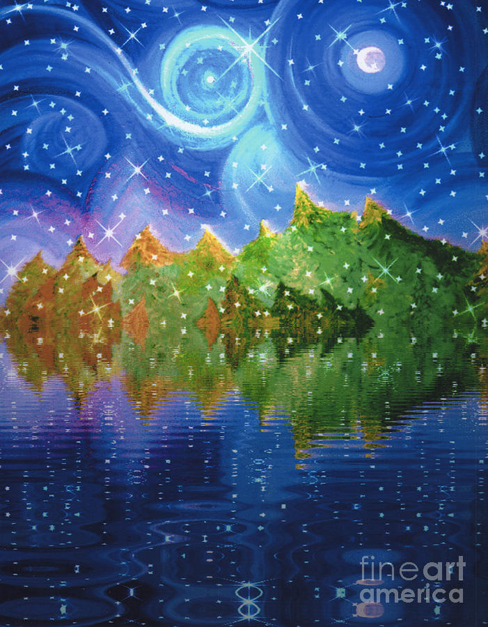 Starfall Painting by First Star Art