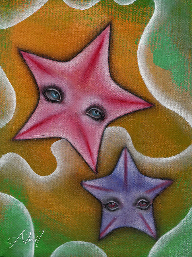 Fish Painting - StarFish by Abril Andrade