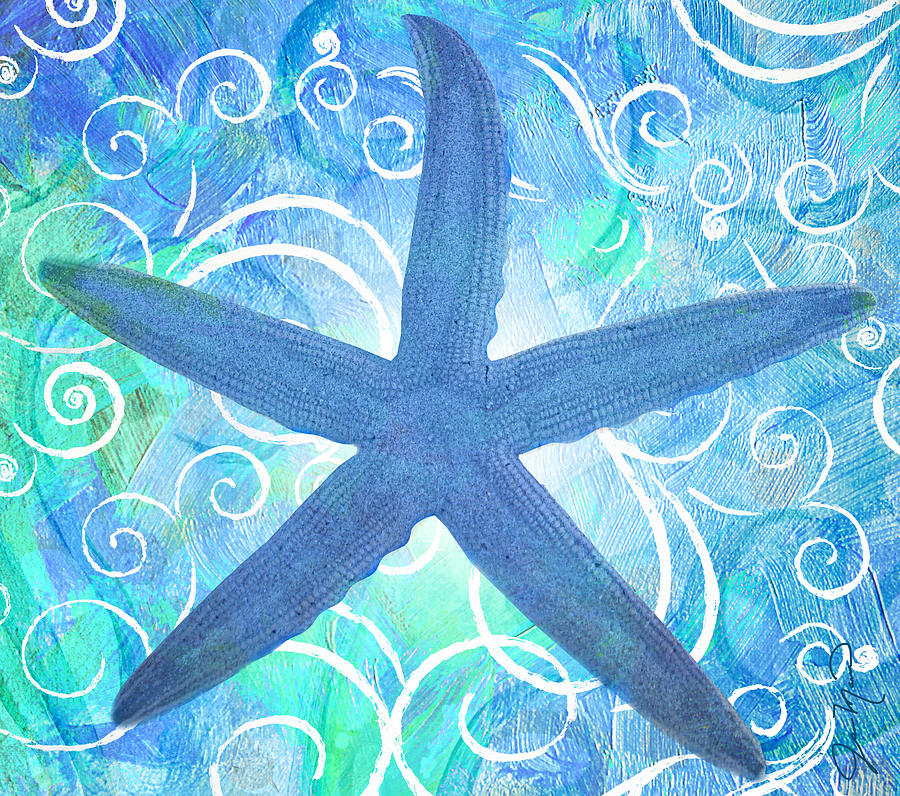Starfish by Jan Marvin Painting by Jan Marvin