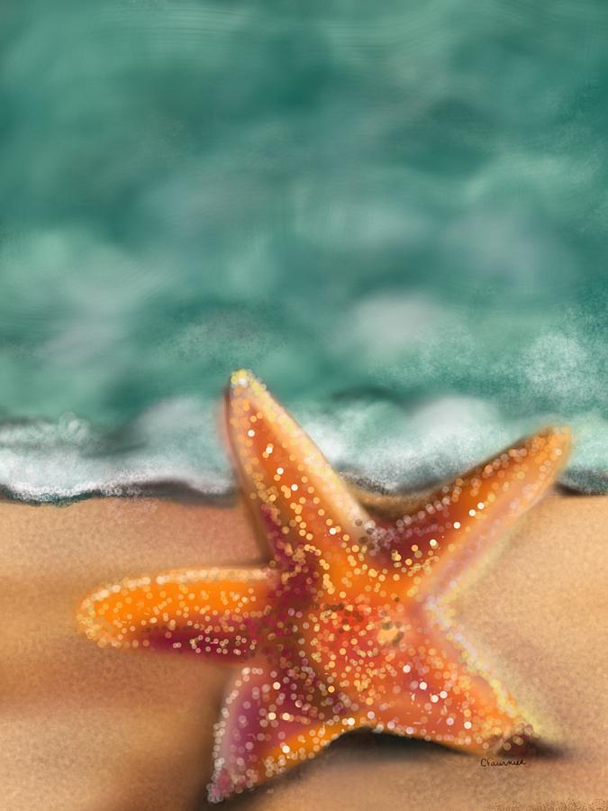 Starfish  Digital Art by Christine Fournier