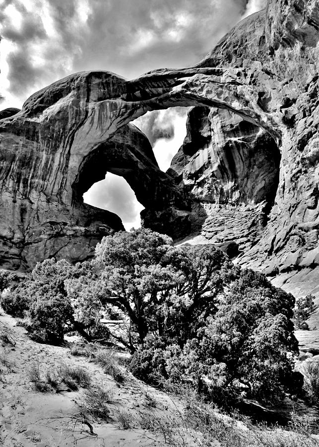 Stark Double Arch Photograph by Benjamin Yeager