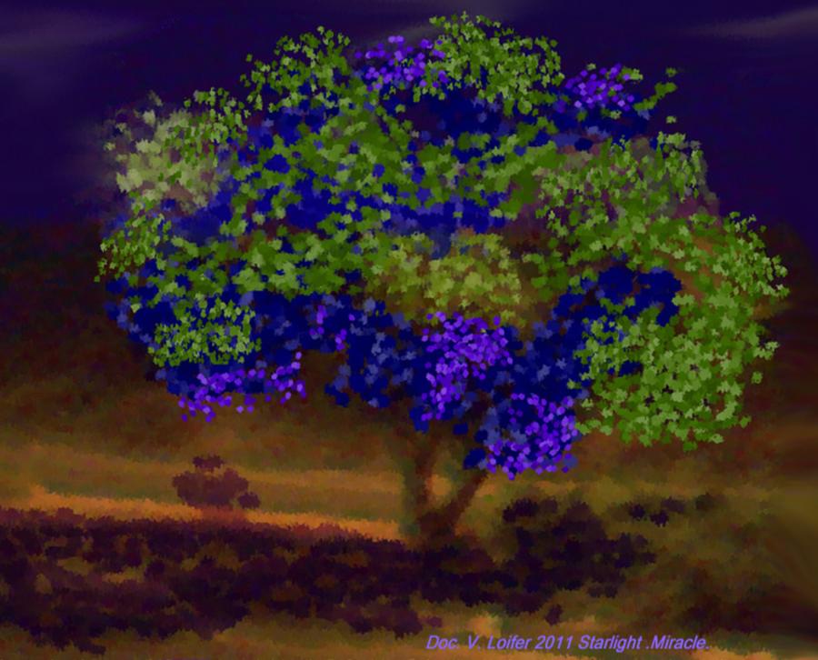 Starlight. Miracle Digital Art by Dr Loifer Vladimir