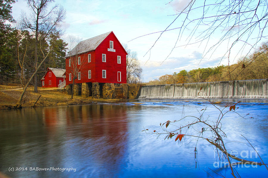 Starrs Mill on Whitewater Creek Photograph by Barbara Bowen
