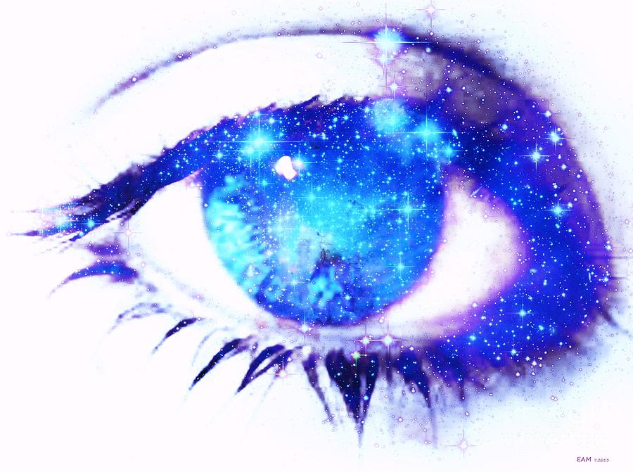 Starry Eyed Digital Art by Elizabeth McTaggart