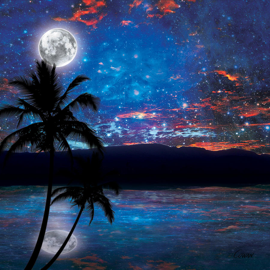 Starry Maui Digital Art