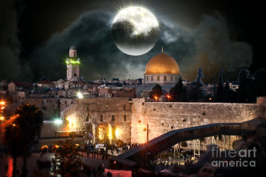 Full Moon Israel #1 Photograph by Doc Braham