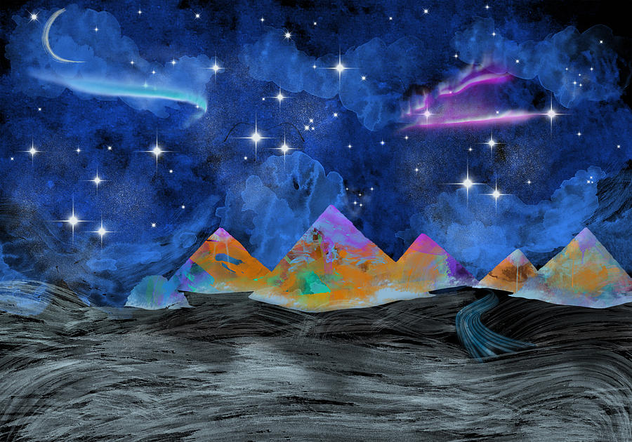 Starry Night  Digital Art by Becca Buecher