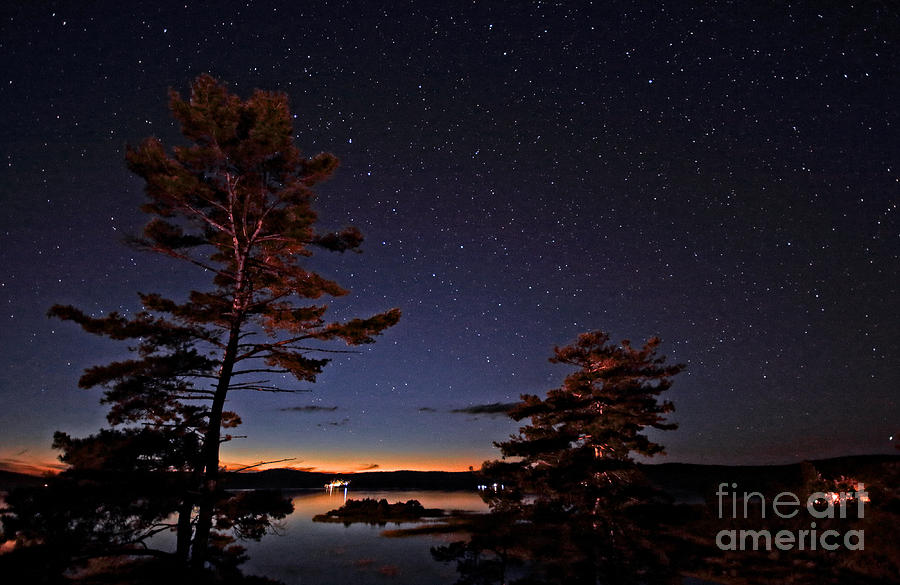 Starry Night in Northern Ontario Photograph by Charline Xia