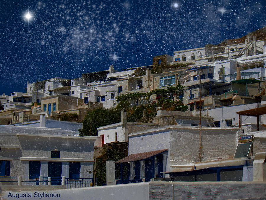Starry Night Landscape Photograph by Augusta Stylianou