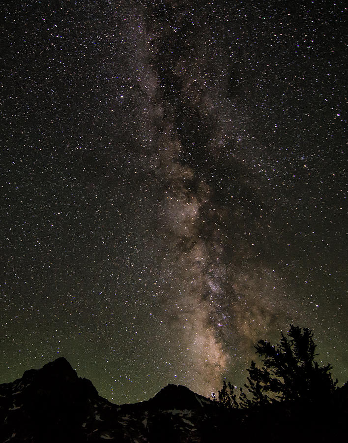 Starry Night at Rae Lakes Photograph by Matt Hammerstein