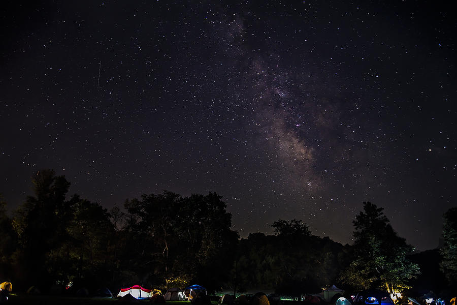 Starry Night Milky Way Photograph by Stacy Abbott