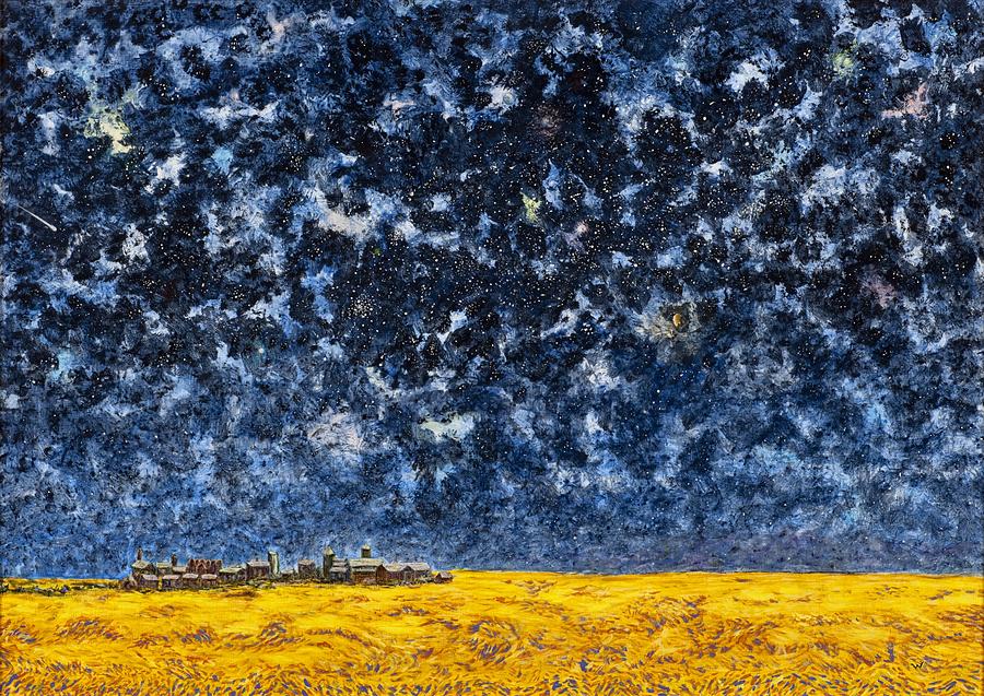 Starry Night Painting by Richard Wandell