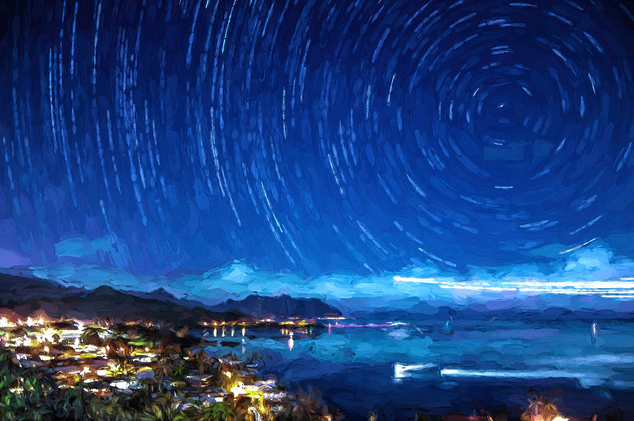Starry Nighttrails Photograph by Dan McManus
