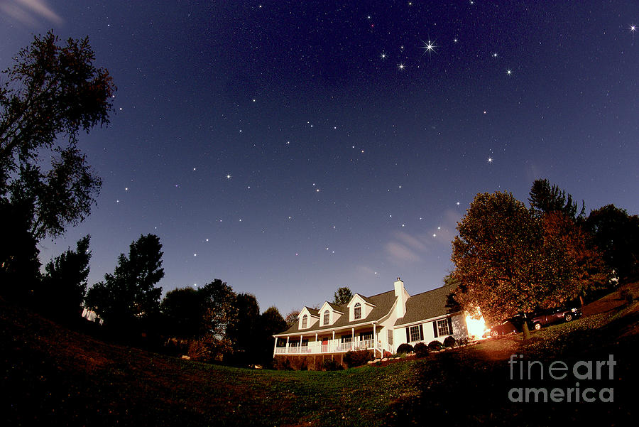 Starry Sky Over Warrenton, Va Photograph by John Chumack
