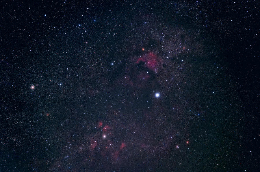 Stars and nebulae in the constellation Cygnus Photograph by Haitong Yu