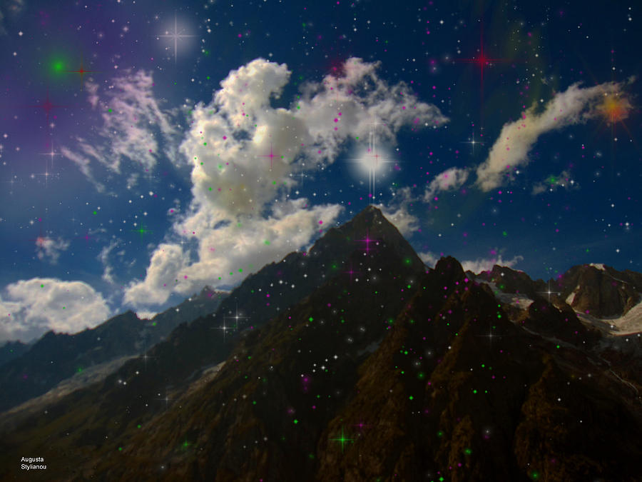Stars and Planets on Mont Blanc Photograph by Augusta Stylianou