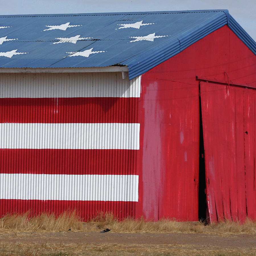 Fresno Photograph - Stars and Stripes by Art Block Collections