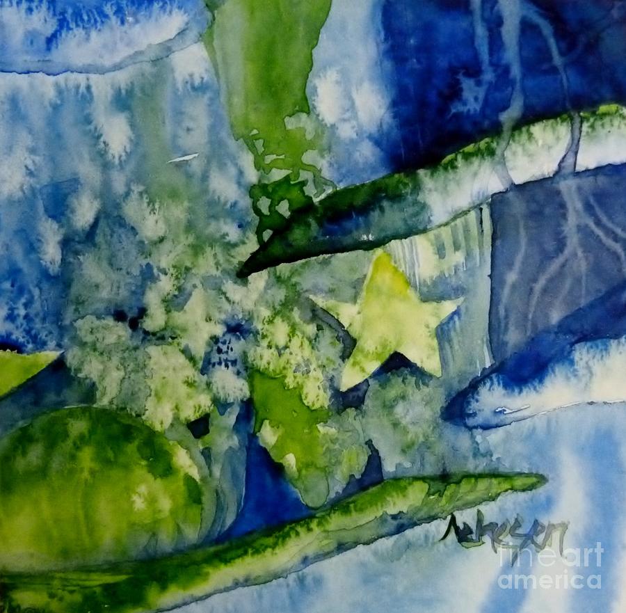 Stars and Stripes Painting by Donna Acheson-Juillet